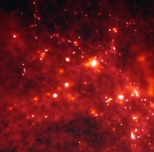 cosmos - red cosmic dust