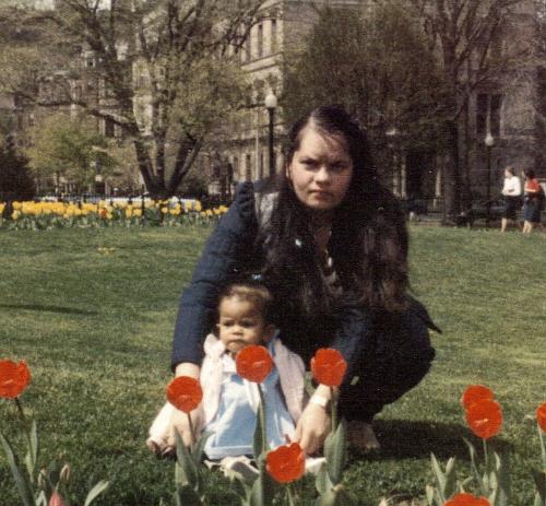 Mother & Daughter at park - This is me and my mom in 1981 at a park in Lawrence, MA.