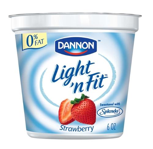 Dannon Yogurt - One of the many products that are flavored with Splenda.