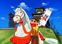 Shinchan and a horse - Doesnt he look so cute.