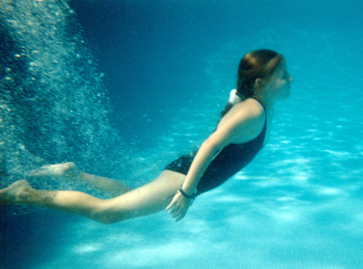 Swimming - Swimming is a good form of exercise, and it's fun too.