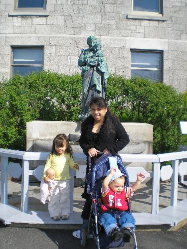 saint joseph - its my son's first visit to Saint Joseph Oratory in montreal, Canada with his friend