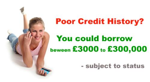 Atozloans.co.uk  - Just like so many people in the world, it is easy to have a poor credit history for various reasons from missed mortgage payments, adverse credit or ccjs. Atozloans.co.uk specialises in providing loans to people with bad credit because we know just how stressful it can be.

Subject to status, you could borrow between £3000 to £300,000 over 3 to 30 years. No matter if you are self employed, certified as bankrupt or maybe even if you are looking for a debt buster loan to consolidate all your monthly payments into one easy payment - we can help you get a secured or unsecured loan.

