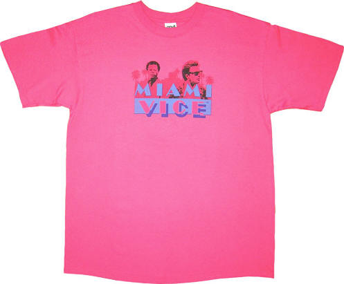 Pink Shirt - Miami Vice Pink T-Shirt