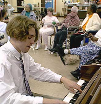 piano - playing piano