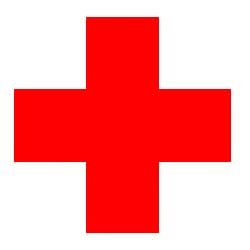 Red Cross - Red Cross used to represent health care.