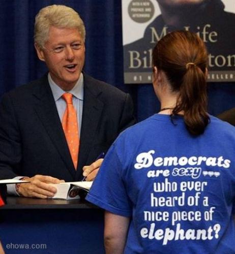 Democrats - Who's ever heard of a sexy elephant?