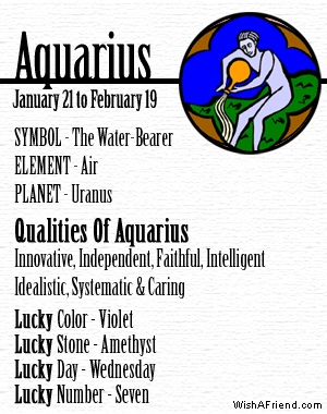 Aquarius - My qualities