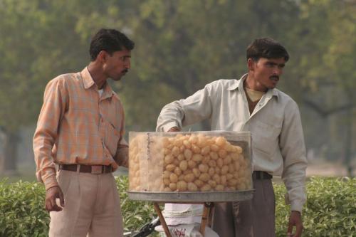 indian street food - I just goll guppas. 