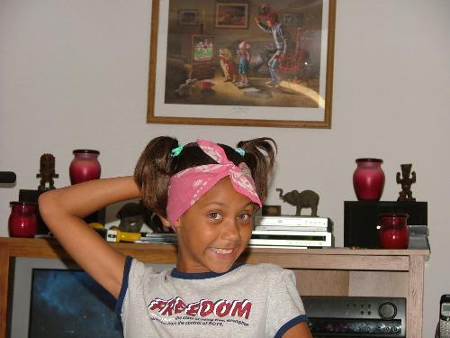 My beauty princess - my daughter, aint she the next Tyra Banks?