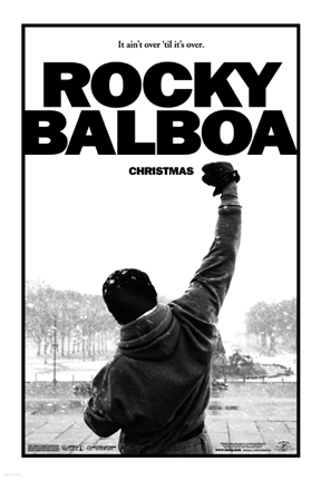 Its' aint Over Untill Its Over - Rocky Balboa. The tag goes like this - Its aint over untill its over. What a wonderful caption!