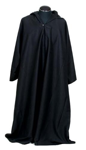 Black - A total black robe.