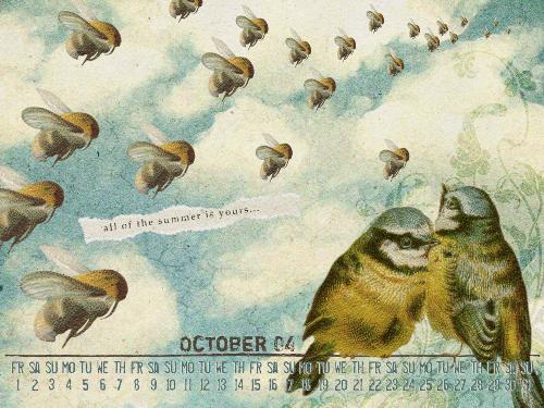 October Wallpaper - October Wallpaper by deviant art user DigiPixie