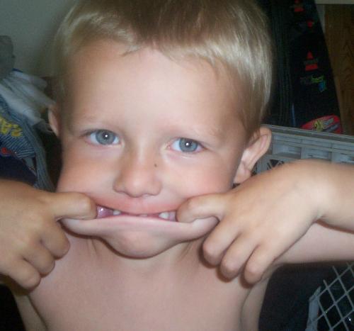 My Son - This is my 3 year old being a goof!!!