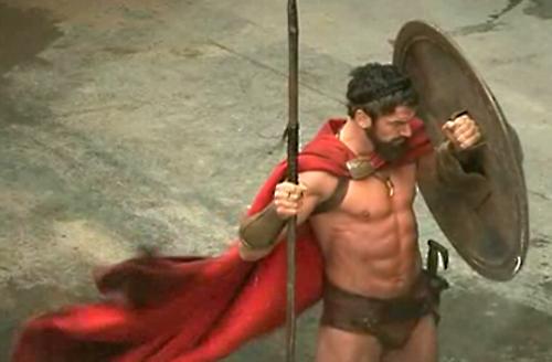 300 Spartans - The movie, 300, about Spartan fighters