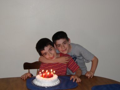 my beautiful boys, the youngest is sitting at his  - my beautiful boys, the youngest is sitting at his last birthday 7/1/06