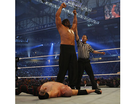 khali - the great khali dominates kane