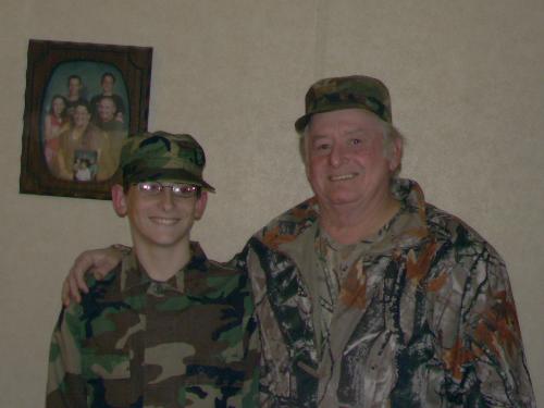 DJ and PopPop - My son DJ and his grandfather.