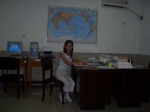 in the office - office