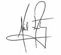 Autograph of a cricket star - Autograph