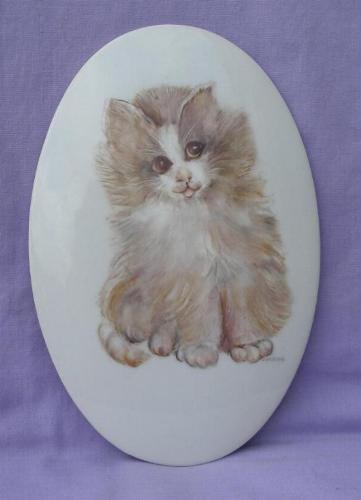 Hand painted plate - A hand painted plate
