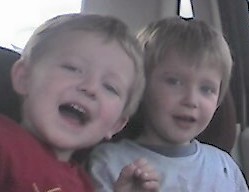 My Sons - This is Phenix{3} and Parker{5}. The best things to ever happen to me!!