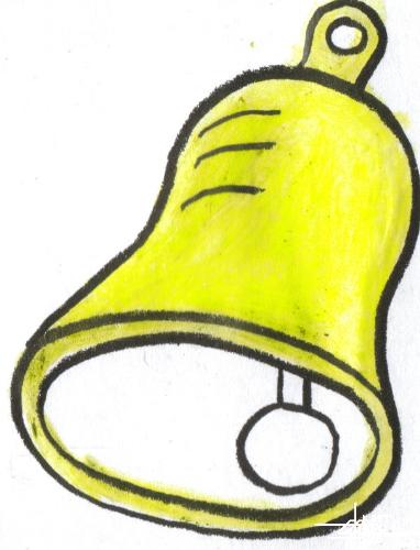 The Bell - This is a picture of a bell that I colored.