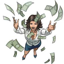 woman and money - would you choose a richier guy?