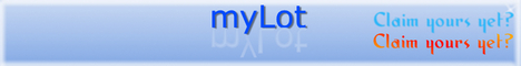 myLot banner - 468x60 v1 - This is the second banner I submitted for the contest