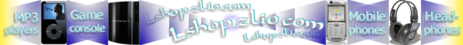 My online shop's leader board banner - Leader board banner for my online shop.  http://lshop.zlio.com