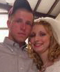 My hubby and I - This is my husband and I on our wedding day at our reception.