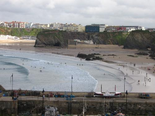 Newquay - Summer 2007 Solstice Day over Towen Beach