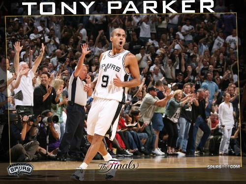 NBAs Tony Parker - San Antonio Spurs player and MVP Tony Parker