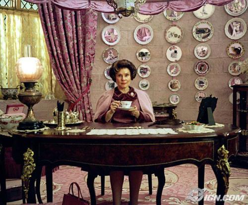 dolores umbridge - the most horrible dolores umbridge,i just hate her from the core of my heart.the things she did to hogwarts in the 5th book that was bad.The centaurs served her right.