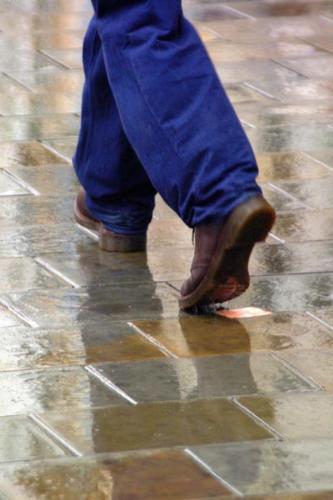 walking - See this unhurried foot, measuring each step...