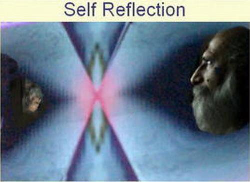 Self reflection - This is an photoart photo. Itis created with a symbolic meaning of reflection.