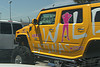 hummer van - the Hummer gets 8 miles/gal.
it rides like a truck , but looks impressive.
Who do you think is most impressed and why?