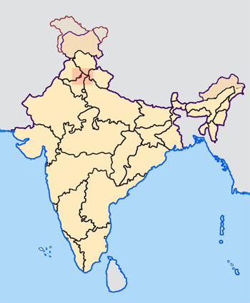 location of chandigarh - location of this beautiful city