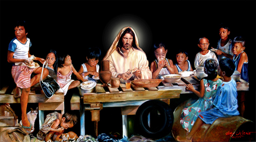 hapag ng pag-asa [table of hope] - table of hope

HAPAG NG PAG-ASA
oil canvass by Joey Velasco