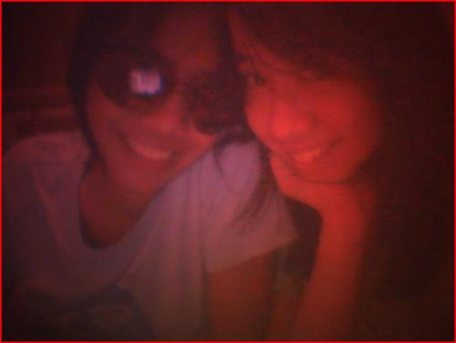 hehehe... mee and my sis .. c: - we were fooling w/ the cam ... c: