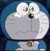 Doraemon cries - Doraemon is one of the most famous character of Japanese manga. He is a cat robot but have human feelings. with a lot of his marvellous machine , he help his friends a lot and take them to many interesting adventure