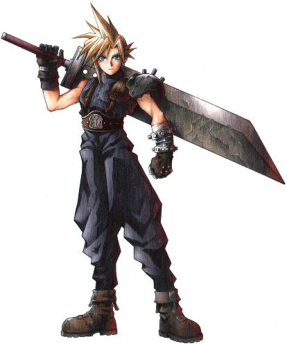 Cloud of FF VII - this is cloud... character from Final Fantasy VII
