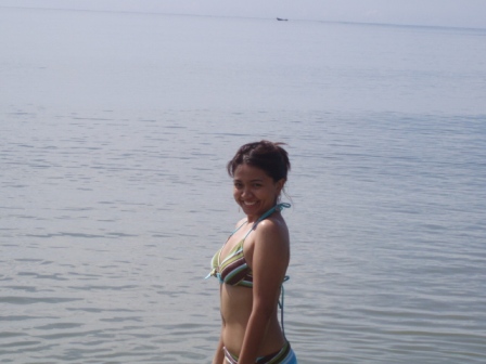 swimming - in a new bikini swimming