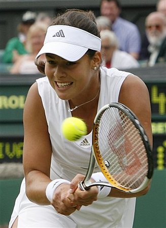 Ana Ivanovic - Ana Ivanovic in a quaterfinal match with Vaidasova, Ana won. Ana Ivanovic - Ana Ivanovic in a quaterfinal match with Vaidasova, Ana won.