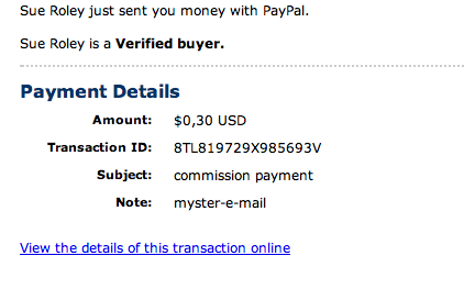 mystery-e-mail - Payout mystery-e-mail