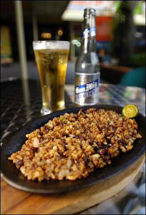 Sisig - Sisig with ice cold Beer