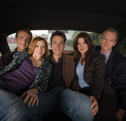 How I Met Your Mother Cast - In A Limo