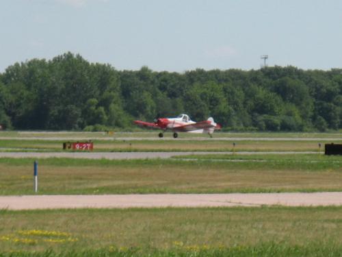 Landing - Another one landing this morning. I love watching this.