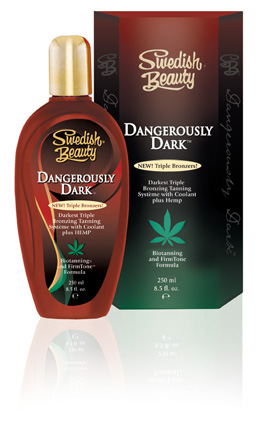 Dangerously Dark - The indoor tanning lotion I use by Swedish Beauty.