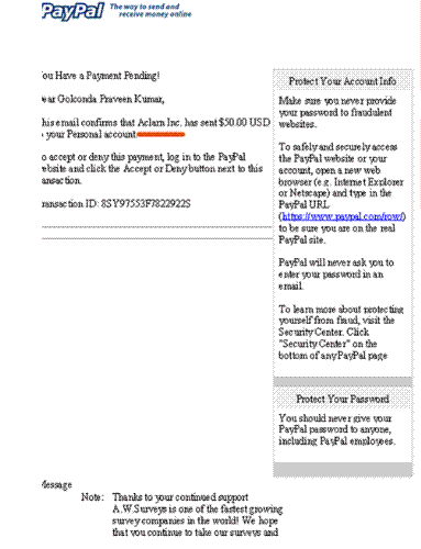 Payment proof 1b - Payment proof of Aclarn Inc.